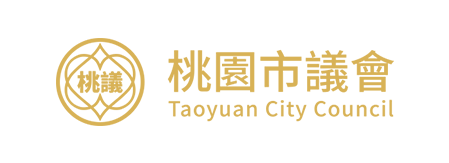 Golden logo of the Taoyuan City Council